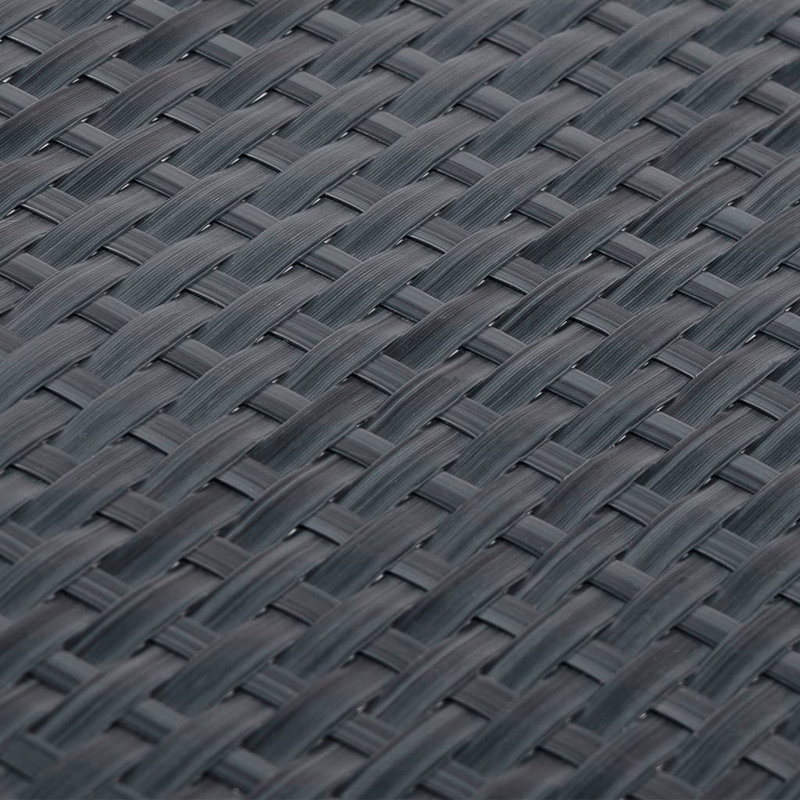 Catrenia Polyethylene Balcony Privacy Screen, 300cm W x 100cm D, Anthracite
