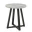 Ensemble de tables basses 3 pièces Modern Harmony avec plateau en panneau de fibres à densité moyenne et pieds en bois d'hévéa massif, parfait pour les espaces de vie contemporains-1341199085