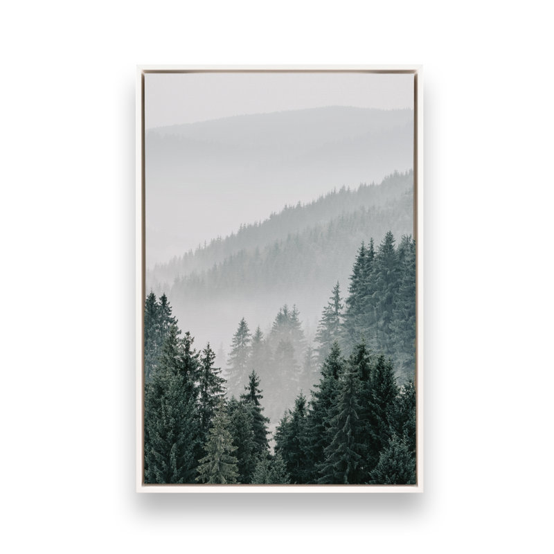 Bleron sur toile, 14" H x 10" W, Opaque White Floater Framed