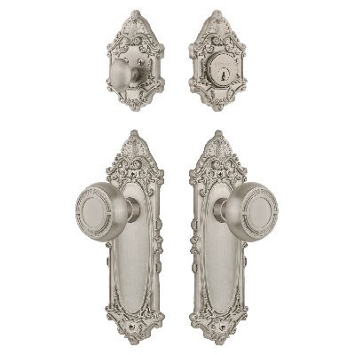 Nostalgic Warehouse Victorian Entry Set with Mission Knob