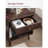 19.7" W Vansant 1 - Drawer Nightstand with Drawer and Open Compartment, Solid Wood Legs-1042174663