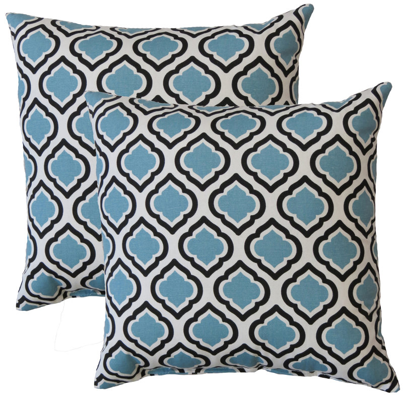 Spinella Geometric Reversible Throw Pillow