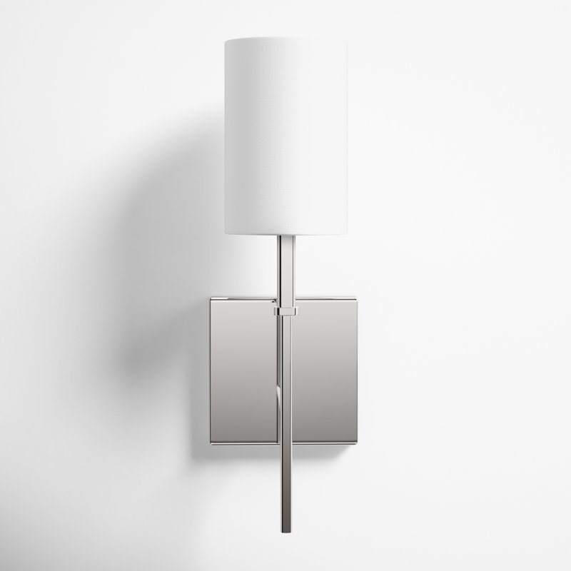 Rowley Dimmable Bath Sconce, Brushed Nickel