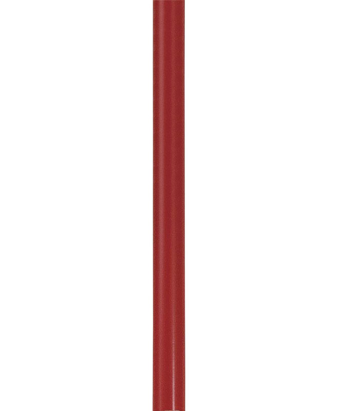 Ceiling Fan Downrod, High Gloss Pure Red, 48" H x 0.75" W x 0.75" D