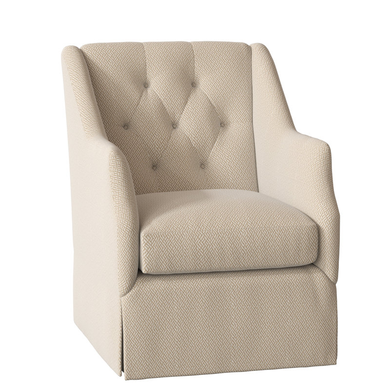 Claudette Tufted Armchair, Filigree Ivory