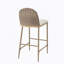 Ensemble de 2 tabourets de bar 29,5 po Farmhouse 29,5 po avec dossier en rotin