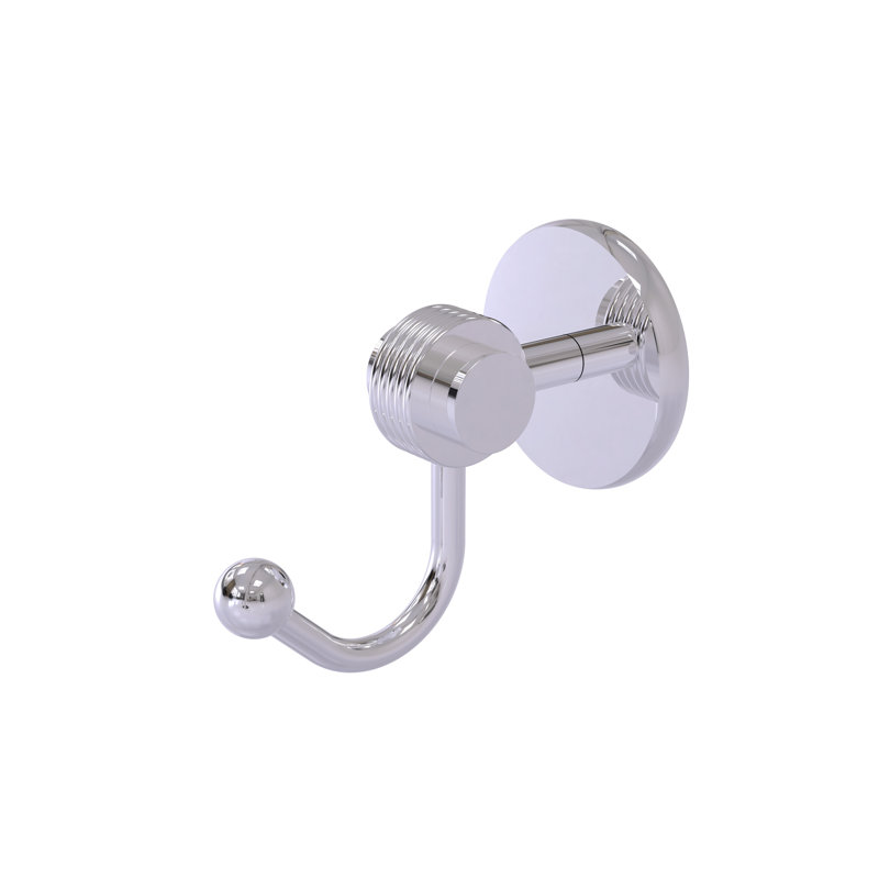 Satellite Orbit Two Wall Mounted Towel Hook, Polished Chrome