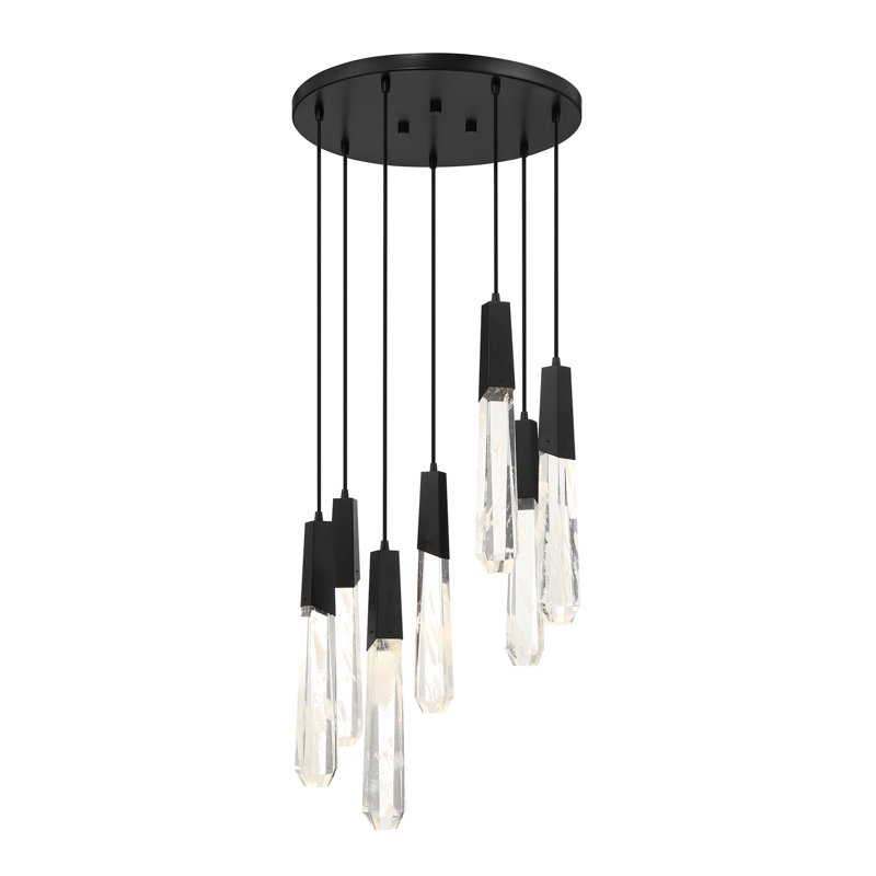 Luminaire suspendu à DEL 7 lumières Ashey