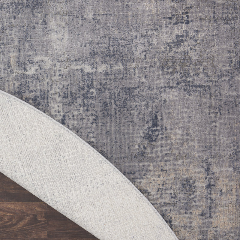 Abstract Indoor Rug, Round 7'10"