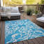 Tapis intérieur / extérieur en polyester tissé à la machine Chayden-98168855