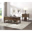 Transitional Walnut Finish Coffee Table With 2 Drawers And Storage Shelf For Living Room | Gift Idea