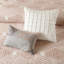 Ensemble d'édredon en coton jacquard Blush King / Cal King