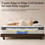 Matelas hybride en mousse à mémoire de fermeté moyenne (10''/12''/14''), certifié CertiPUR-US-1904763698-1905636039