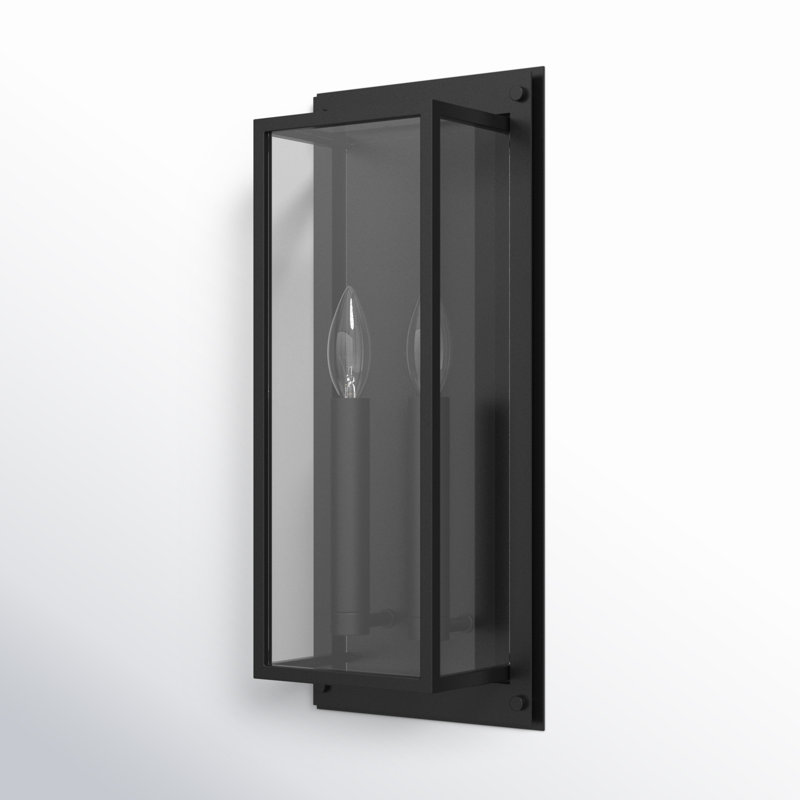 Cadboro Outdoor Wall Light, 17.5" H x 7.5" W x 4" D