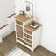 30.25" Height Accent Cabinet In Antique White With Drawers