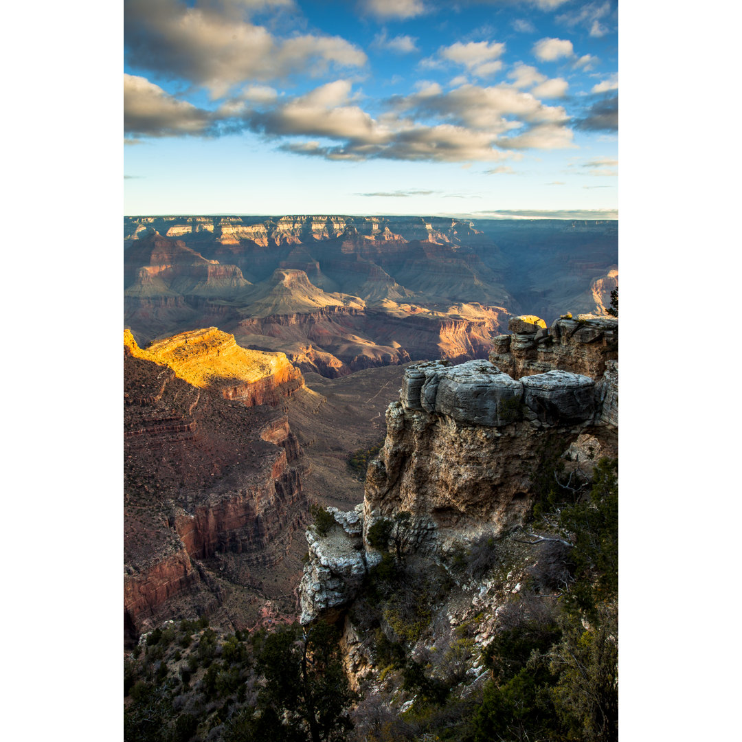 Sonnenuntergang im Grand Canyon National Park von Xenotar - Leinwanddrucke