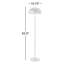 Lampe sur pied 63,5 po Damin