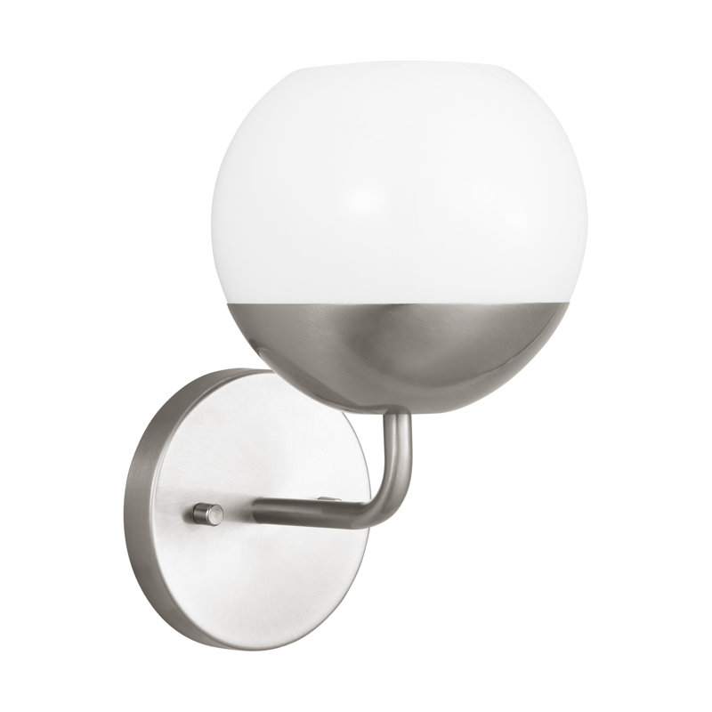 Alvin 1 - Light Armed Sconce, Brushed Nickel