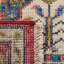 Samarkand 124 Area Rug In Red / Green-1446380683
