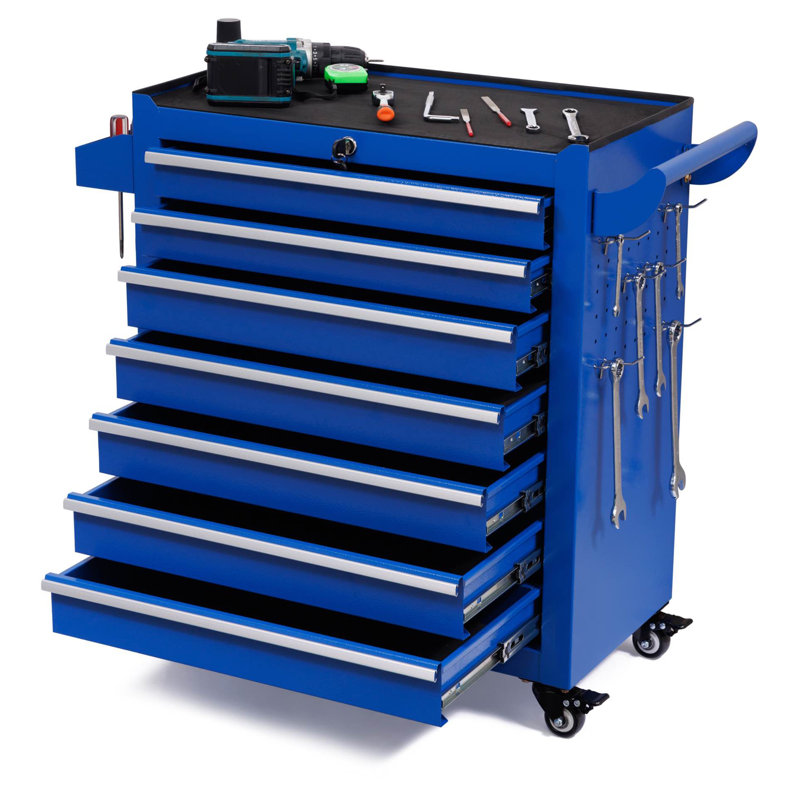 7-drawer Tool Cabinet, Blue