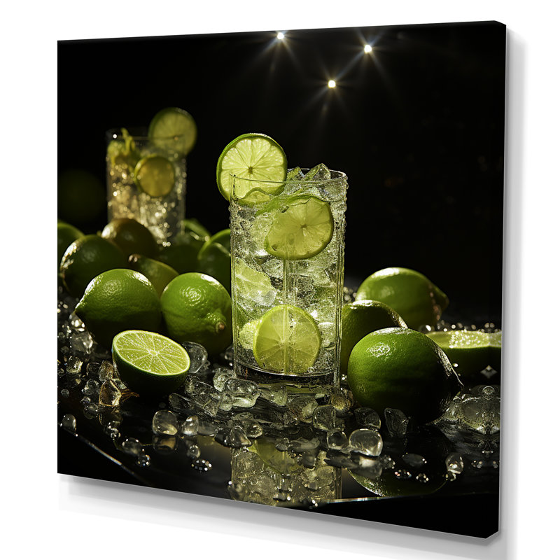 Mojito Meadows Cokctails - cocktails, art mural, H 30 po x l 30 po x P 1,5 po