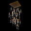 Kindjal 41 Light Crystal LED Multi-Light Pendant-2037382703