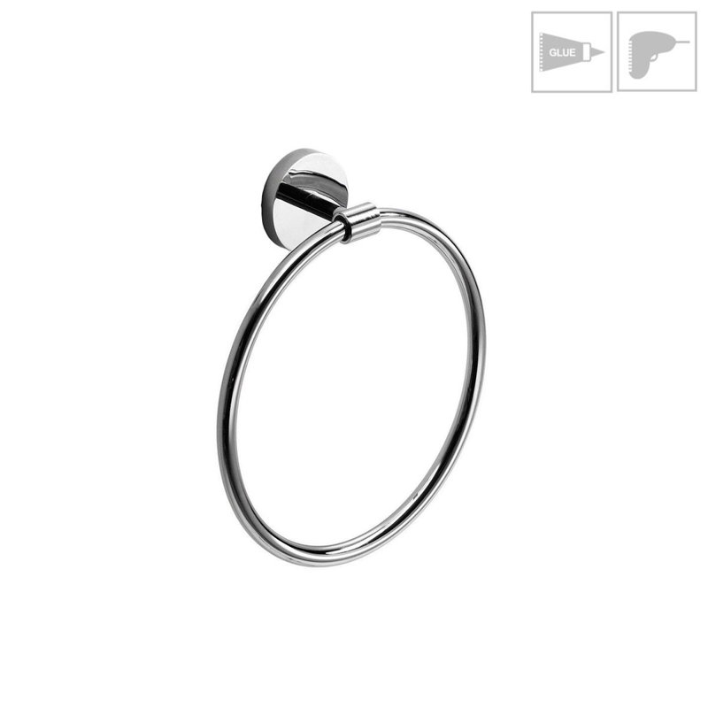 Duemila Wall Mounted Towel Ring