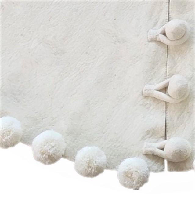 Handmade Felt Tree Skirt, 63"