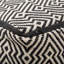 Abbeville 50cm Wide Square Geometric Pouffe Ottoman