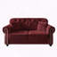 Velours Chesterfield canapé garniture cloutée capitonnée-1870605660