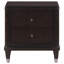 Table de chevet 2 tiroirs