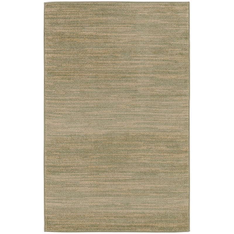 Nourison Essentials Green/Gold Indoor/Outdoor Area Rug, Rectangle 3' x 5'