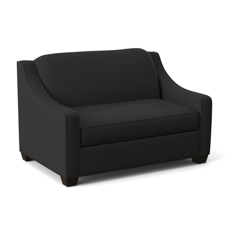 Phillips Upholstered Accent Chair, Cafelle, Dorset Black
