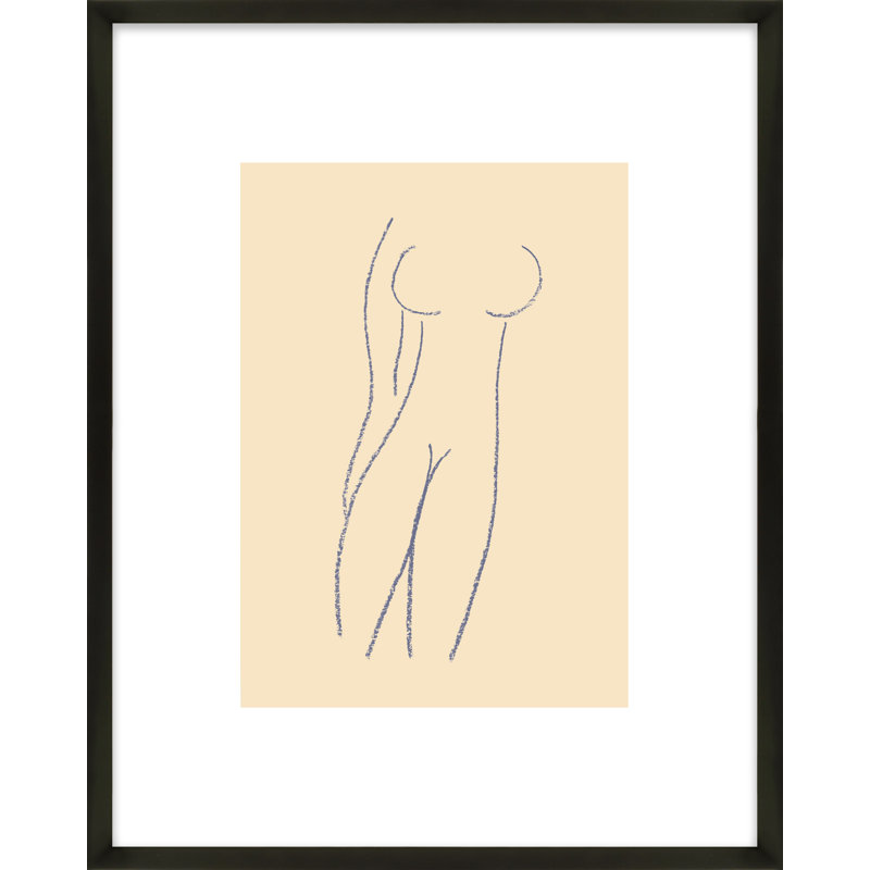 Aphrodite Print by Jeff Jackson, 20" H x 16" W x 1.25" D, Black
