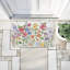 Tapis d'extérieur imprimé printemps Sprintime Wildflower Blossoms, par Jenny Faw, 18 po x 30 po