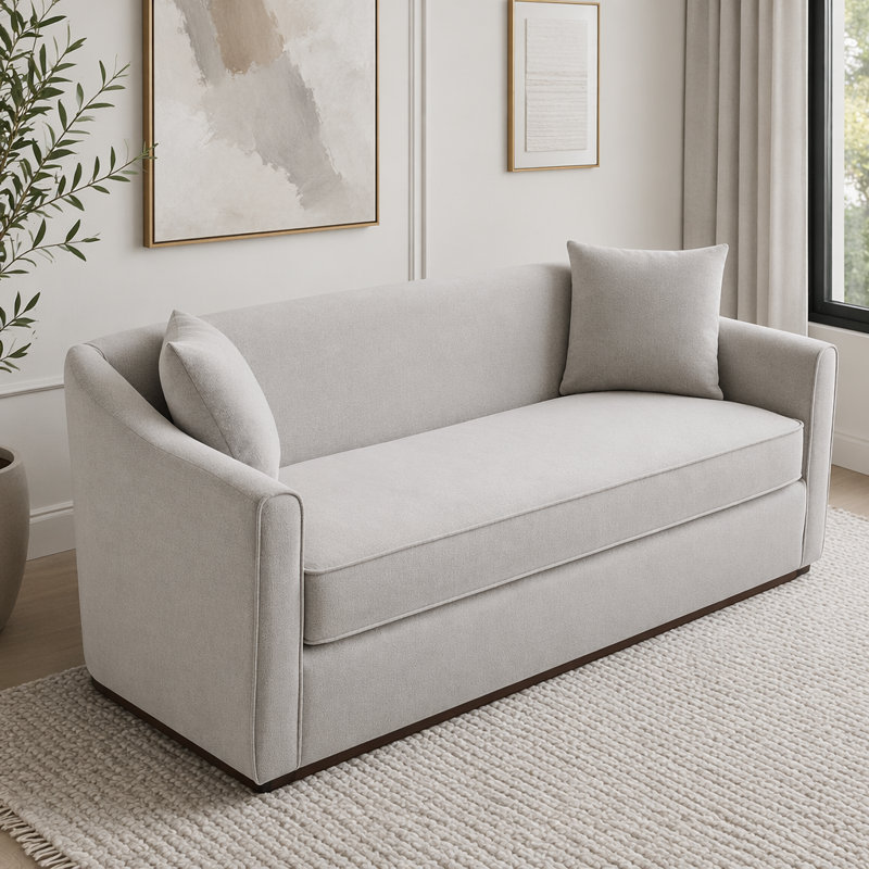 Modern 3-Seater Sofa 75.78" Sofa Couch Upholstered Sofa