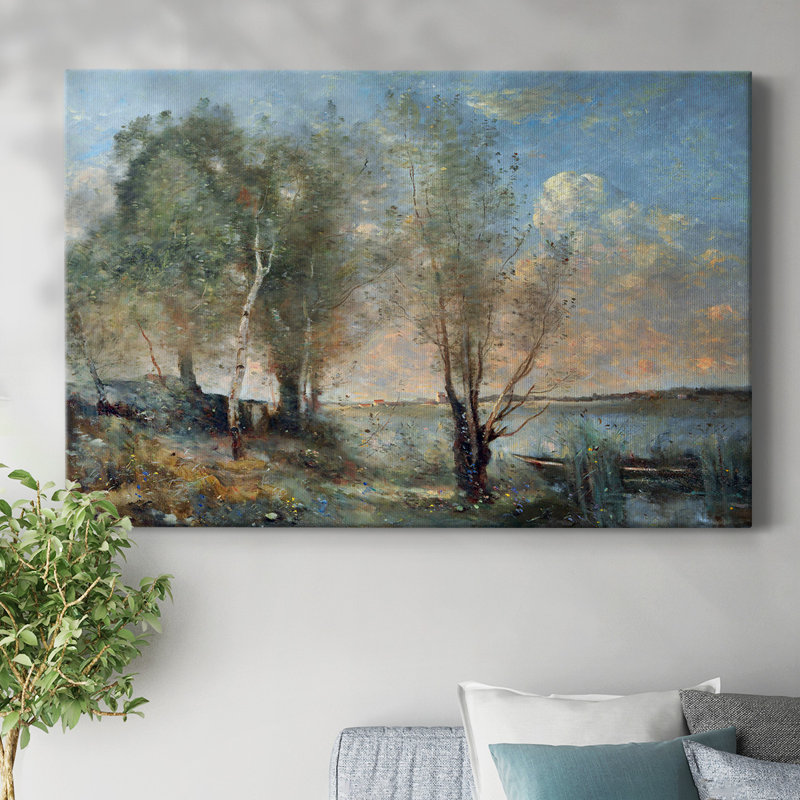 Among the Reeds-Gallery Wrapped Canvas, H 8 po x l 12 po