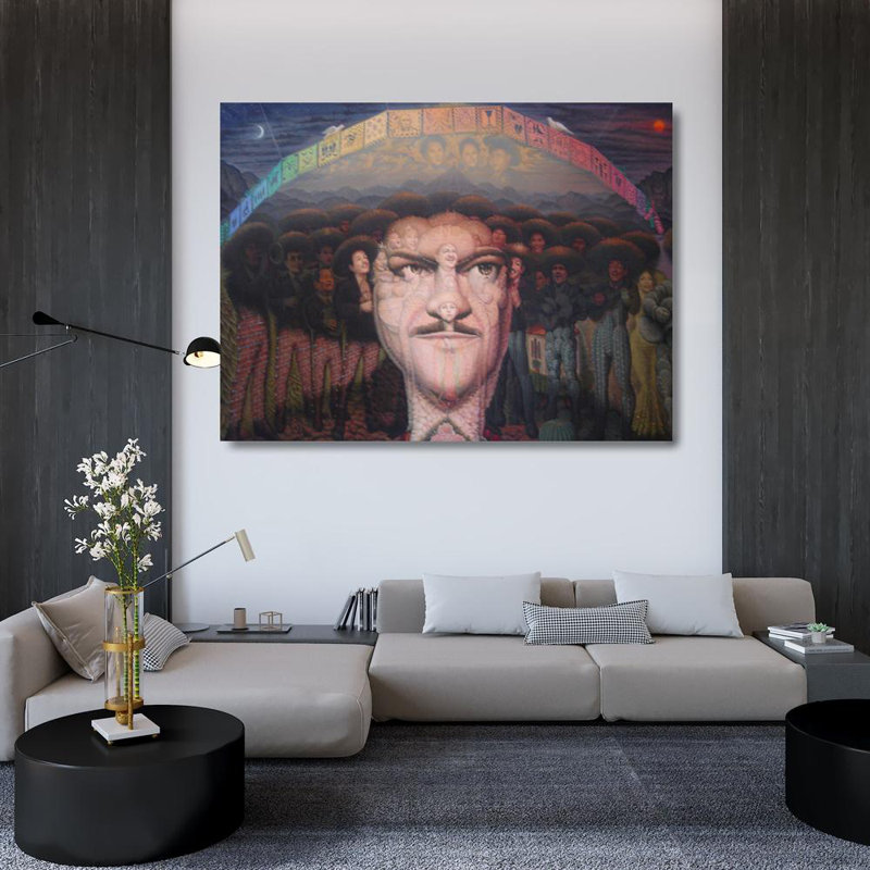 José Alfredo Jiménez, 36'' H x 48'' W