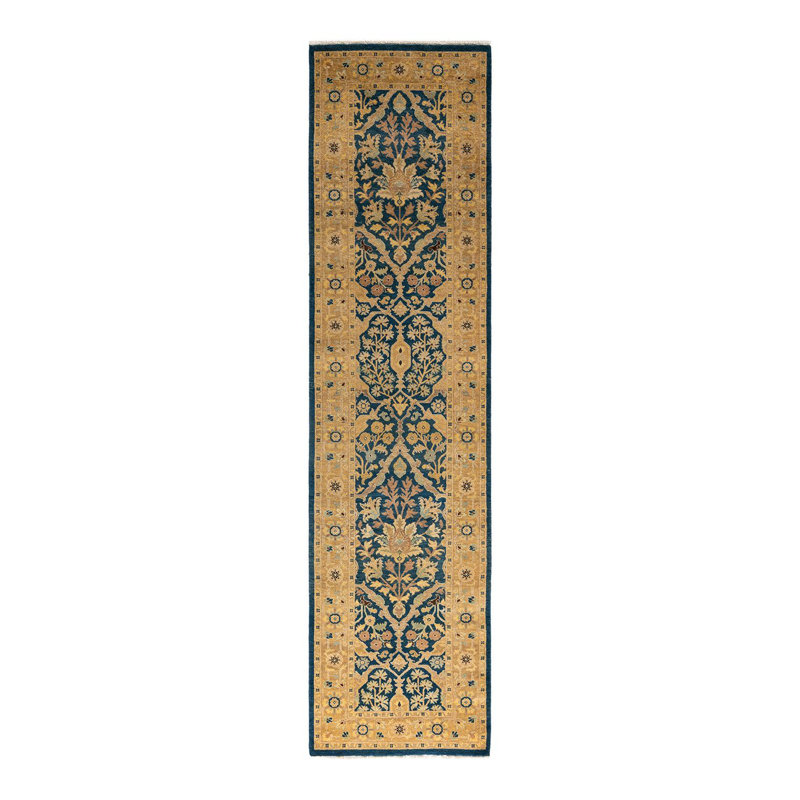 Ottoman One-of-a-Kind 2'7" X 10'4" Hand Knotted Area Rug