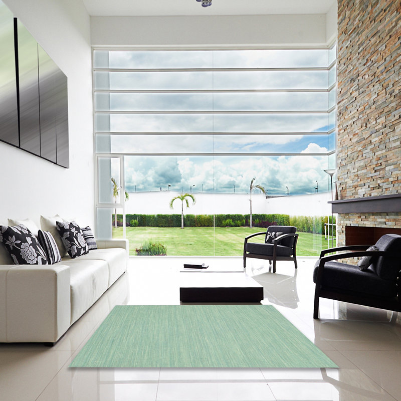 Tapis contemporain sage area, Carré 5 pi