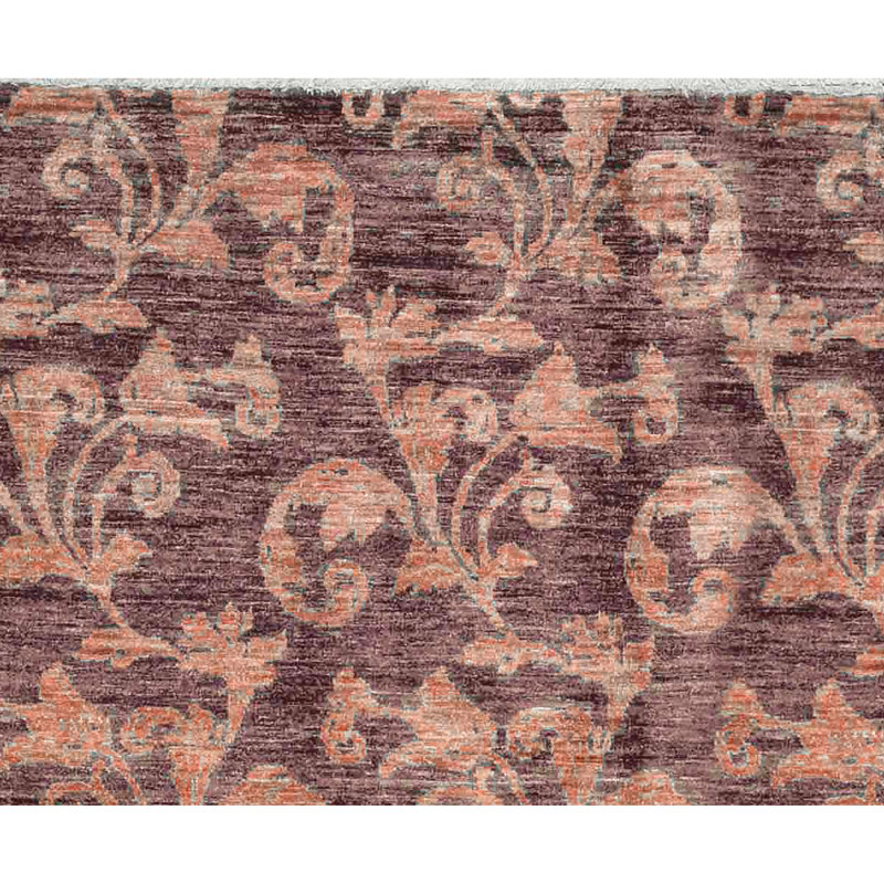 Tapis brun de haute qualité noué à la main