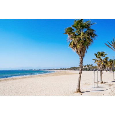 Llevant Beach by Nito100 - Wrapped Canvas Print