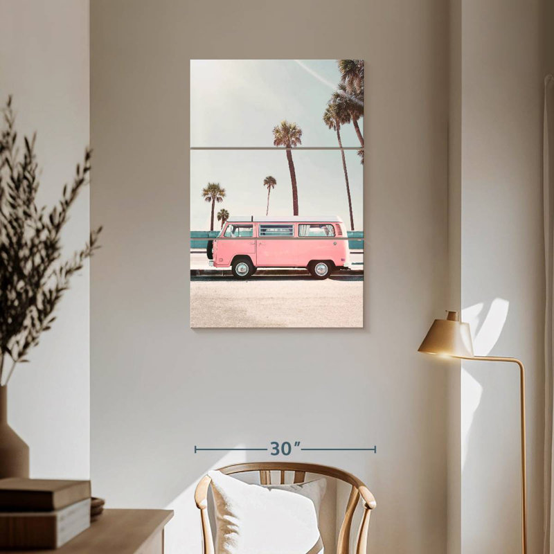 Mehar rose Surfer Van, H 57 po x l 36 po