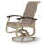 Chaise de patio pivotante Askar