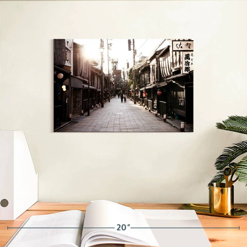 Rue traditionnelle japonaise Nicci, H 8 po x l 12 po