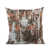 Noir / gris / ikat rouge