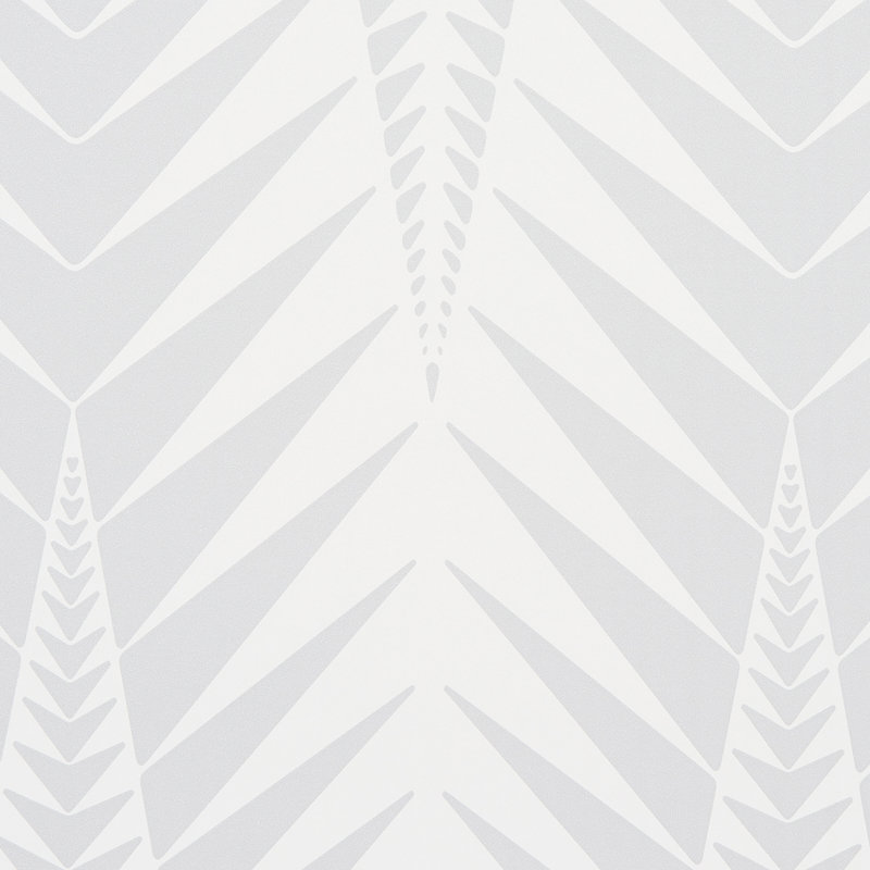 Papier peint zèbre Schumacher x Neisha Crosland, Gris colombe