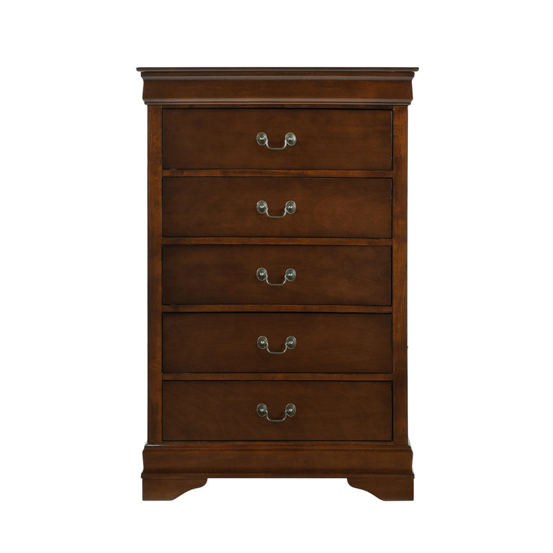 Commode de 31,5 po cinq tiroirs Waynesburg, Mélange de bruns