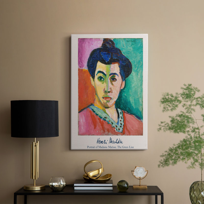 Matisse D III, reproduction d'art encadrée Cavas, H 18 po x l 12 po