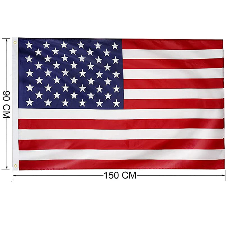 Mât télescopique réglable en aluminium Konegan avec drapeau inclus